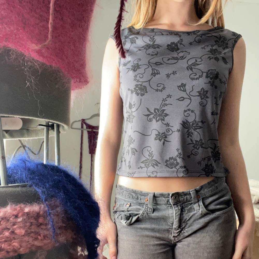 Rampage floral whimsygoth top